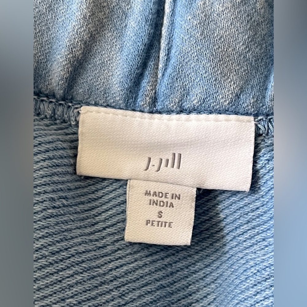 💙 J. Jill Cotton Skirt 🌿 Small Petite | Active Casual Pull-On | Comfy Chic - Picture 2 of 10